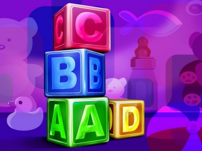 Abc Cubes Wallpaper