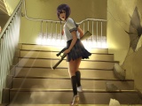 Anime Girl With Gun