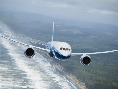 Boeing 787 Dreamliner Flying