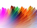 Colorful Feathers Abstract