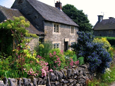 Cottage Garden In Tissington Derbyshire