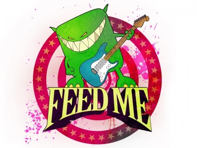 Feed Me Graphics Picture Font Beast