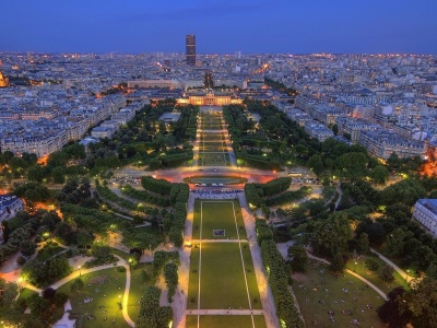 France Paris Building Stadium Park City Landscape