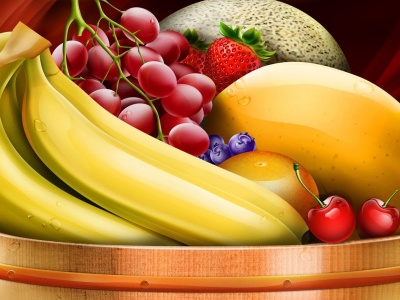 Fruit Food Digital Art Artwork 3D