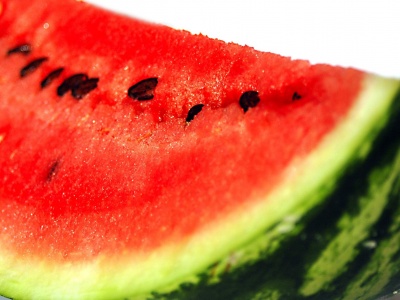 Fruits Food Watermelons White Background