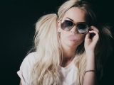 Girl Blonde Smoke Smoking Sunglasses Look Teenager