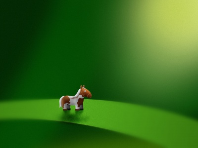 Green Leaf Pony Horse Micro