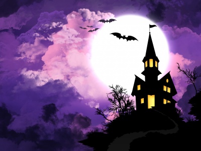 Halloween And Moonlight