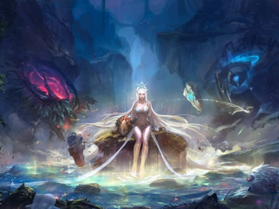 League Of Legends Janna Fantasy Girl