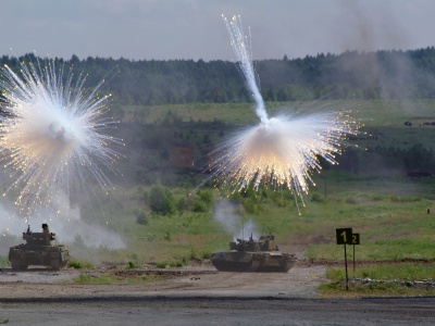 Military Tanks White Phosphorus