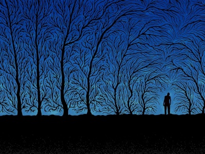 Person And Trees