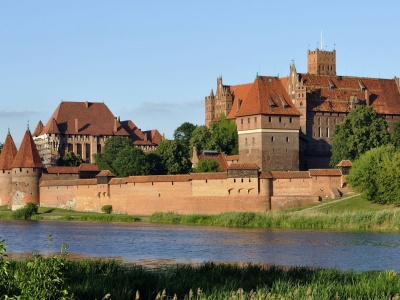 Poland Malbork Castle View