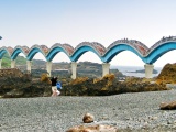 Sanxiantai Bridge Taitung Chenggong Township Taitung County Taiwan