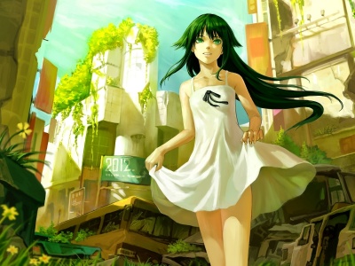 Saya No Uta Saya White Skirt Anime