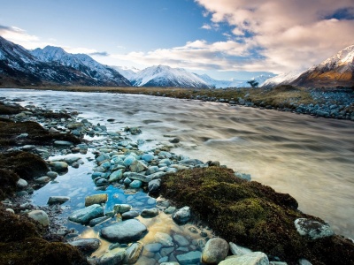 Sidelined Landscapemt Cook New Zealand