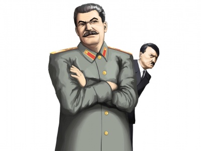 Stalin Parody Adolf Hitler