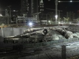 Star Wars Cityscapes Ships Millenium Falcon Constructions