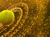 Tennis Ball Water Splash