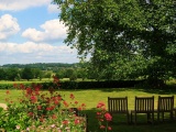 View Across Dedham Vale From Maisson Talbooth Essex England