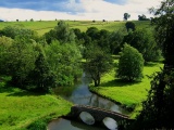 View From The Terrace At Haddon Hall