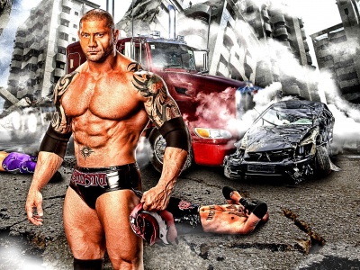 Wwe Villainous Enforcer Dave Batista