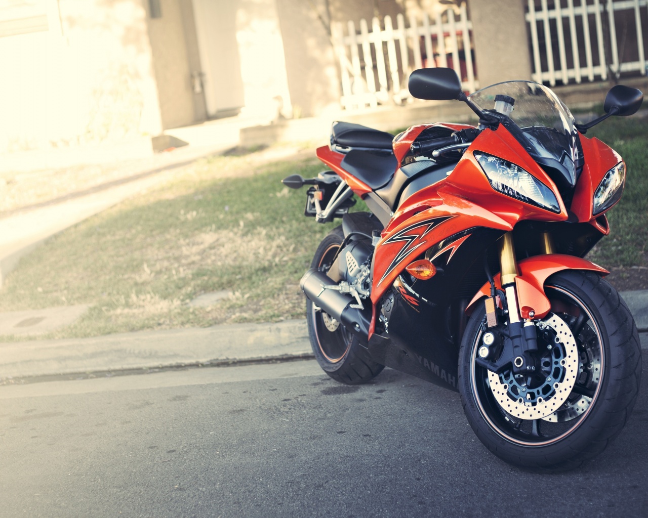 2009 Yamaha YZF-R6 Orange