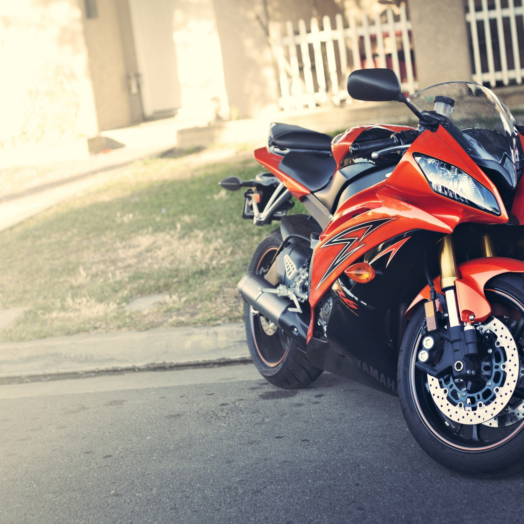 2009 Yamaha YZF-R6 Orange