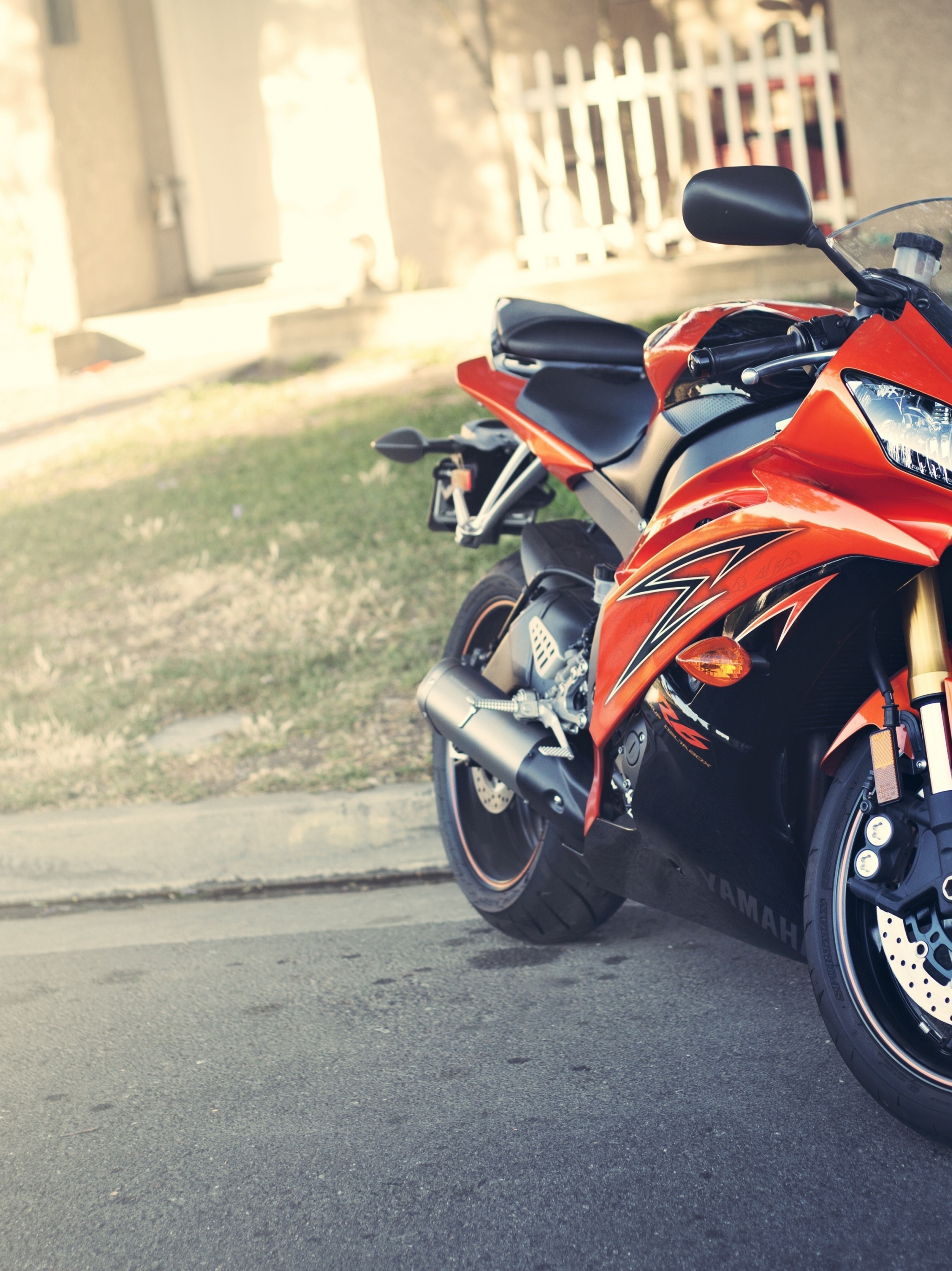 2009 Yamaha YZF-R6 Orange