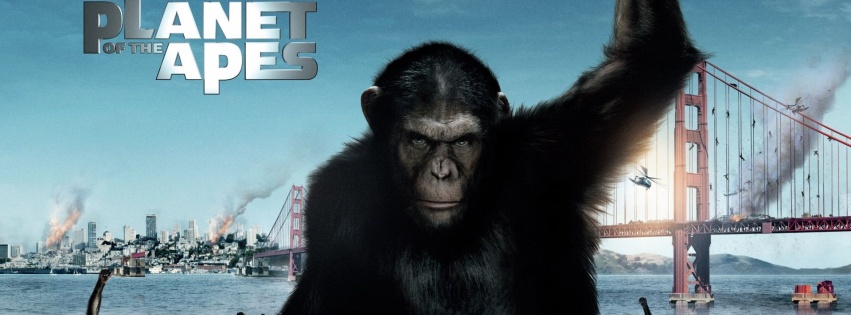 2011 Rise Of The Planet Of The Apes Poster Movie