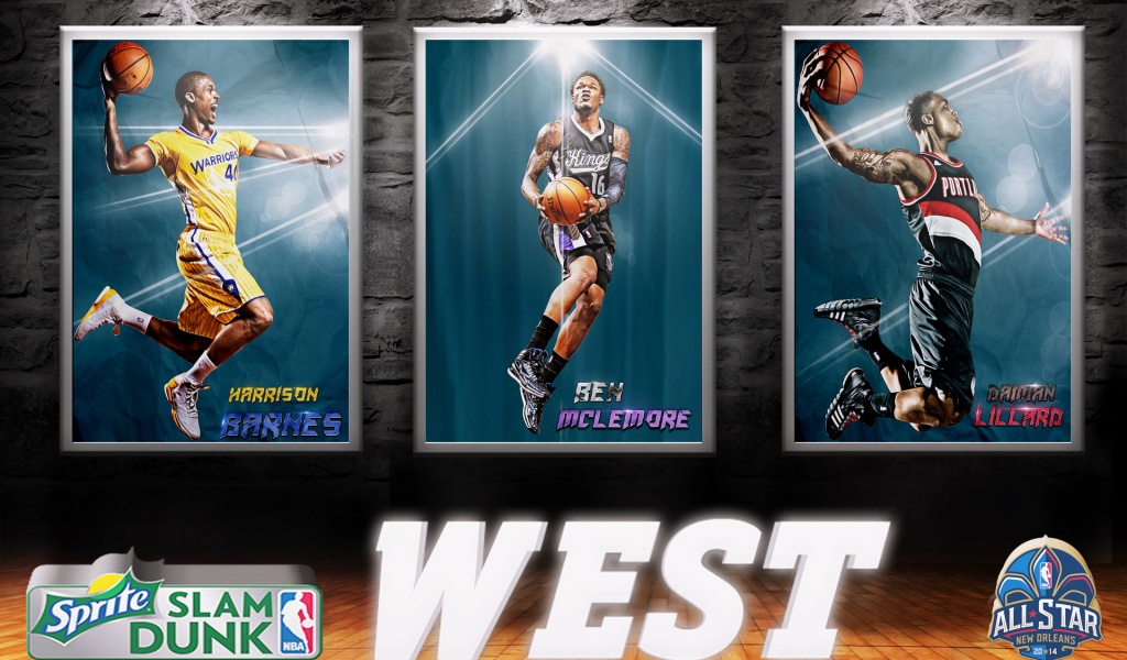 2014 NBA All Star Slam Dunk West