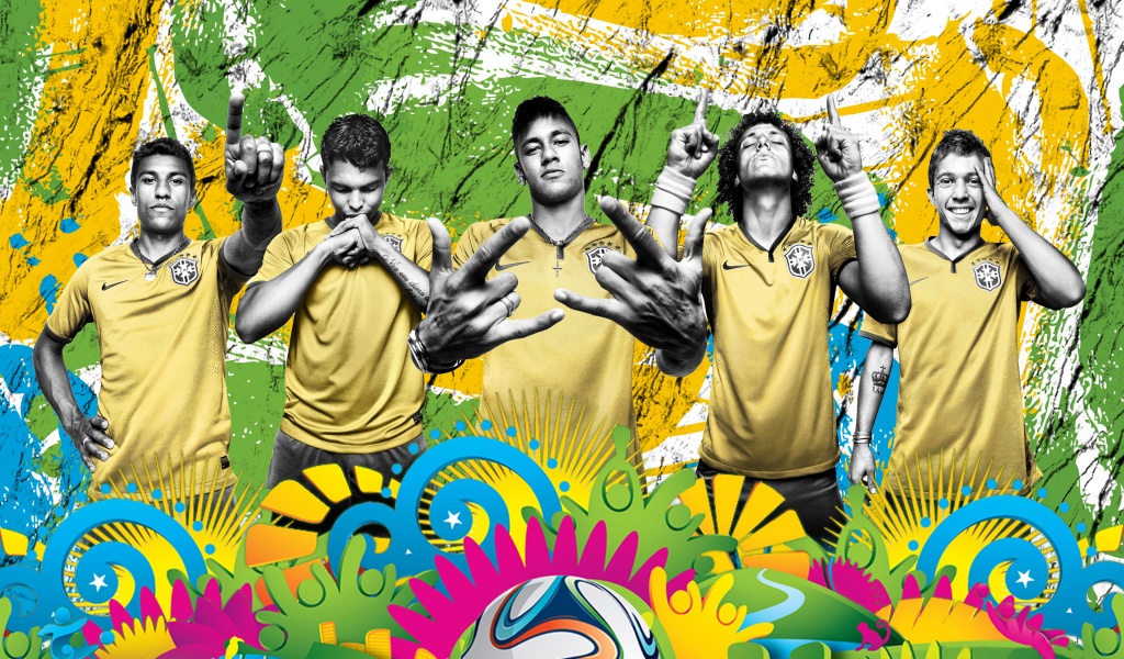 2014 World Cup Brazil Soccer Team