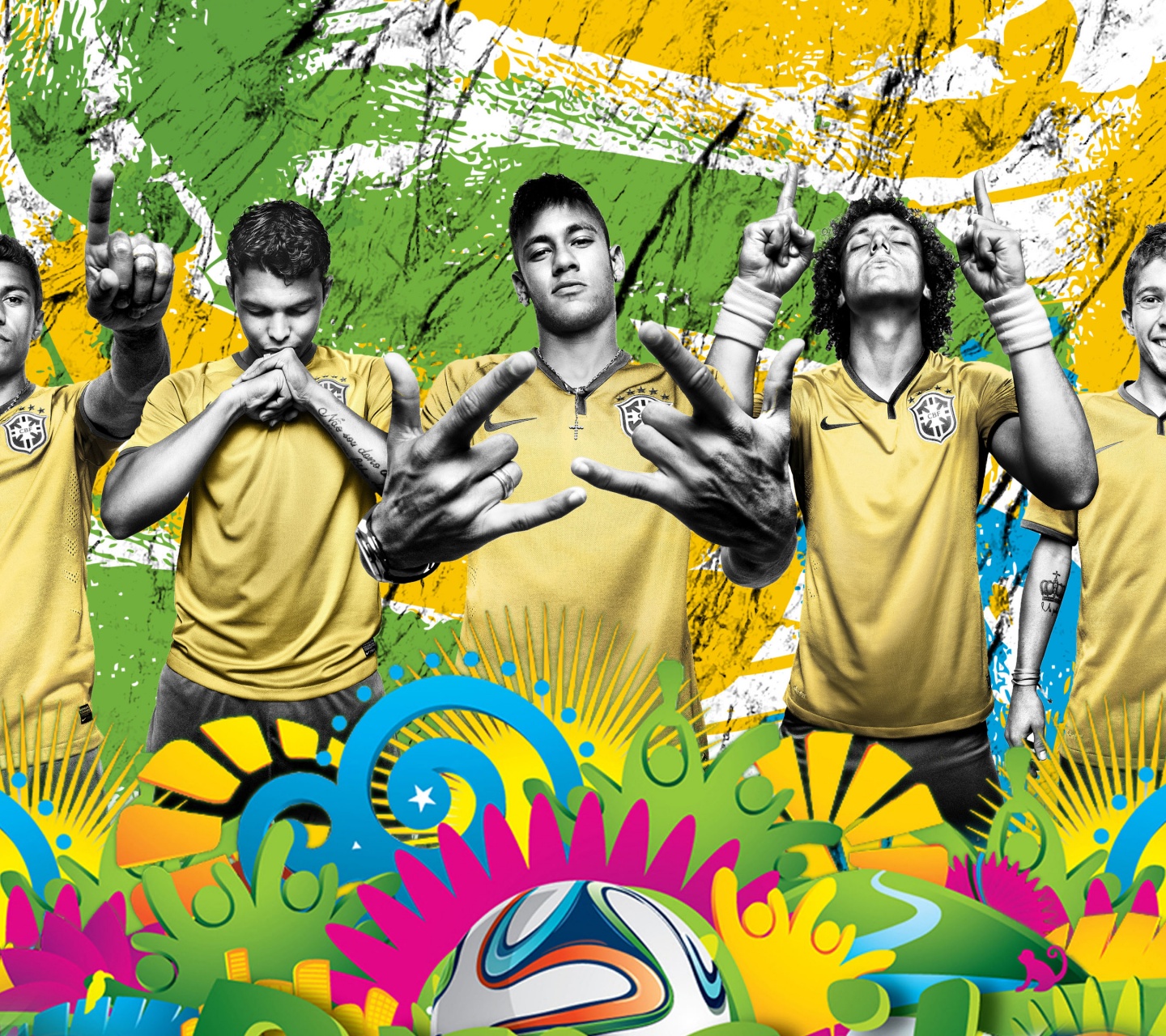 2014 World Cup Brazil Soccer Team