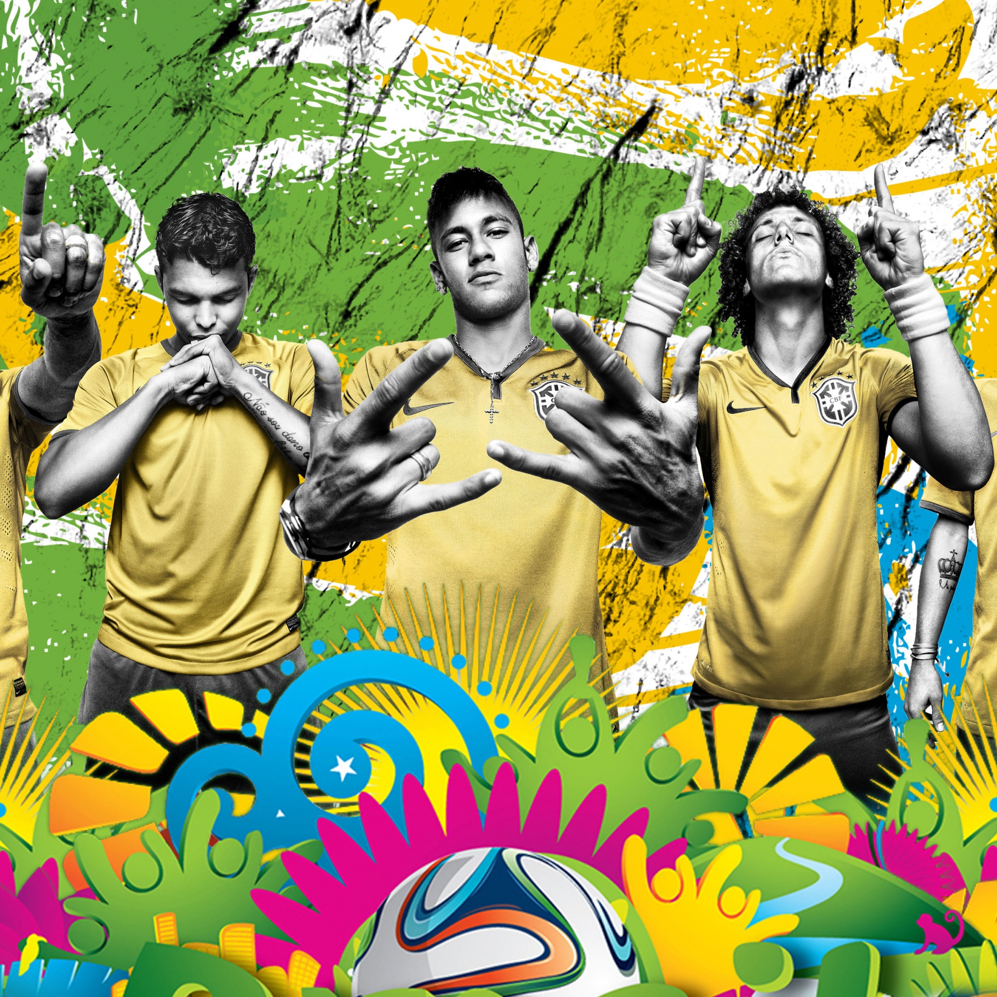 2014 World Cup Brazil Soccer Team