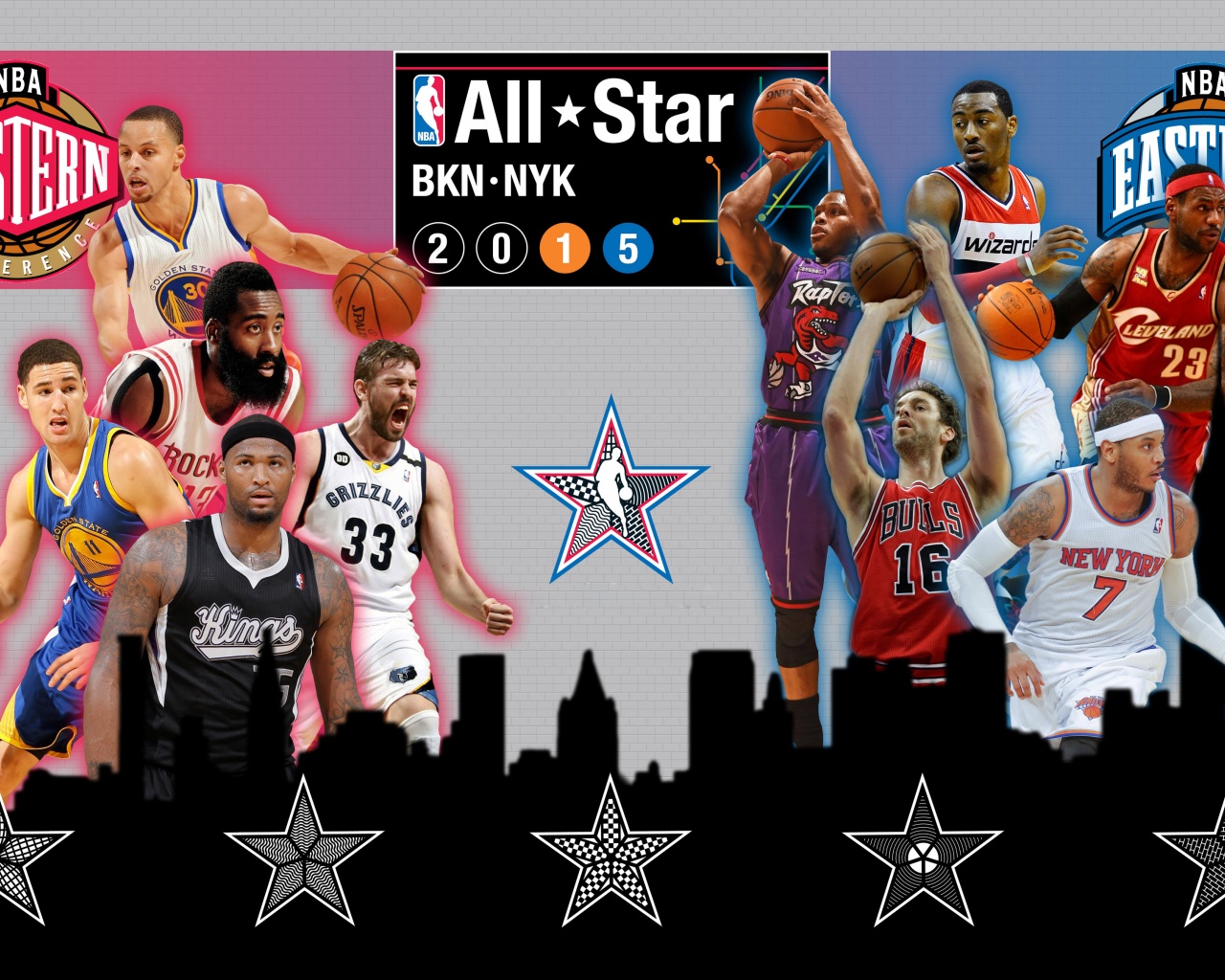 2015 NBA All-Stars Rosters