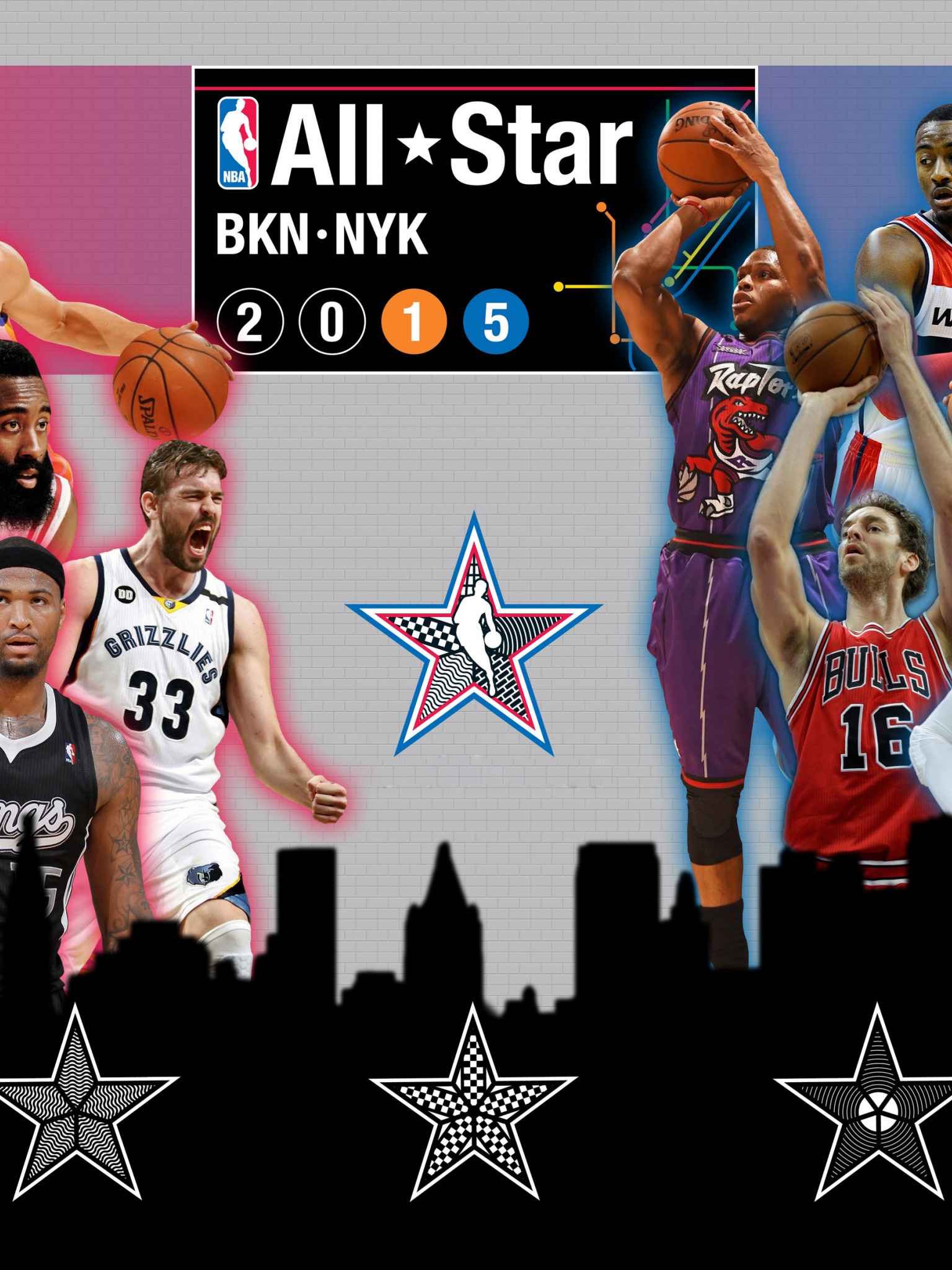 2015 NBA All-Stars Rosters