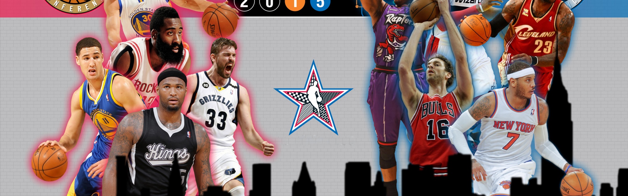 2015 NBA All-Stars Rosters