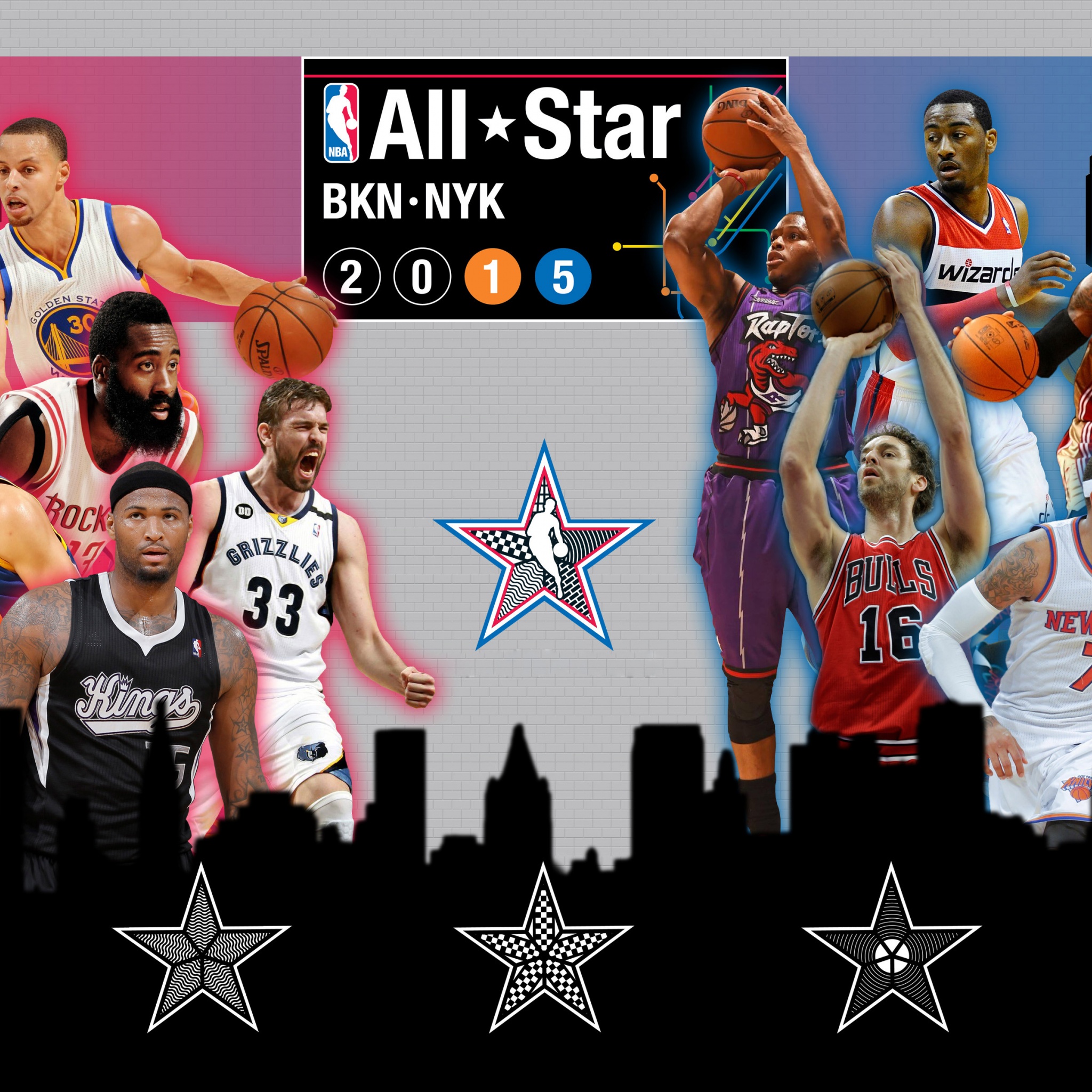 2015 NBA All-Stars Rosters