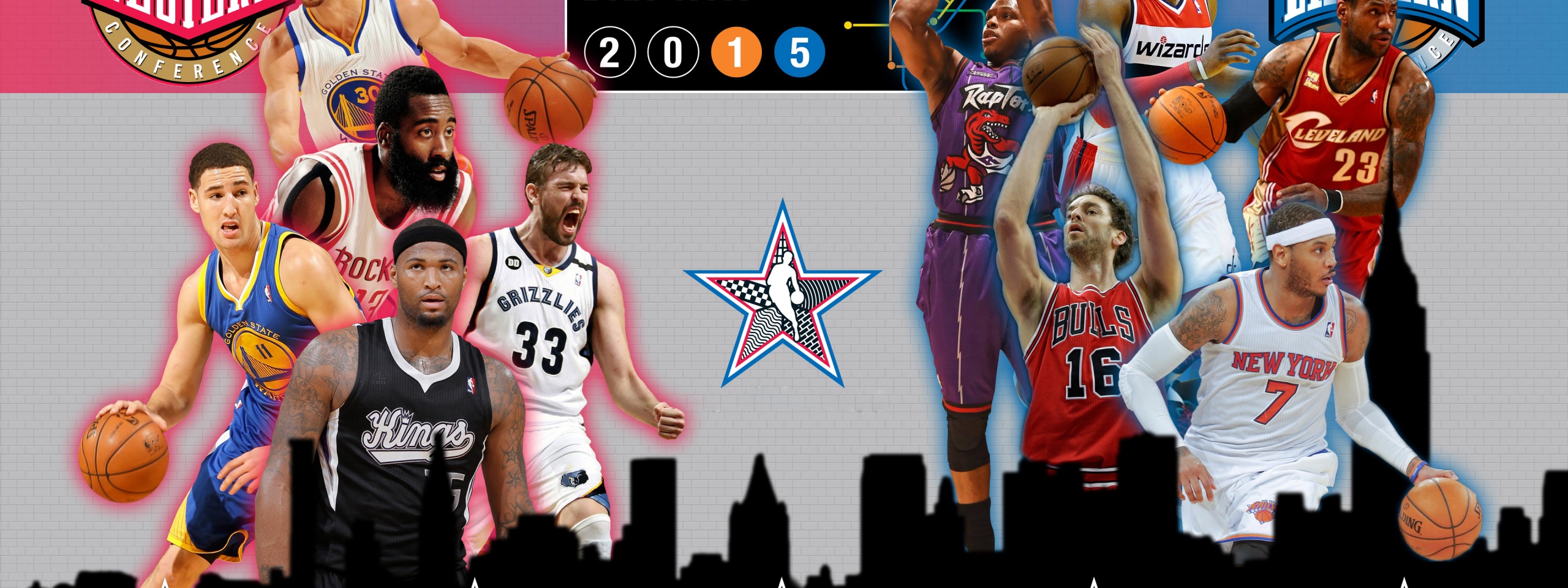 2015 NBA All-Stars Rosters