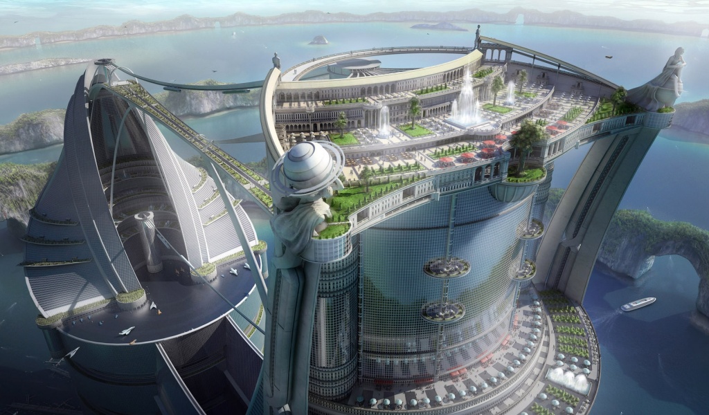 3D Creative Anime City1