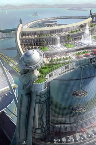 3D Creative Anime City1