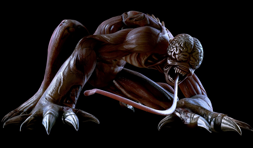 3D Licker From Resident Evil