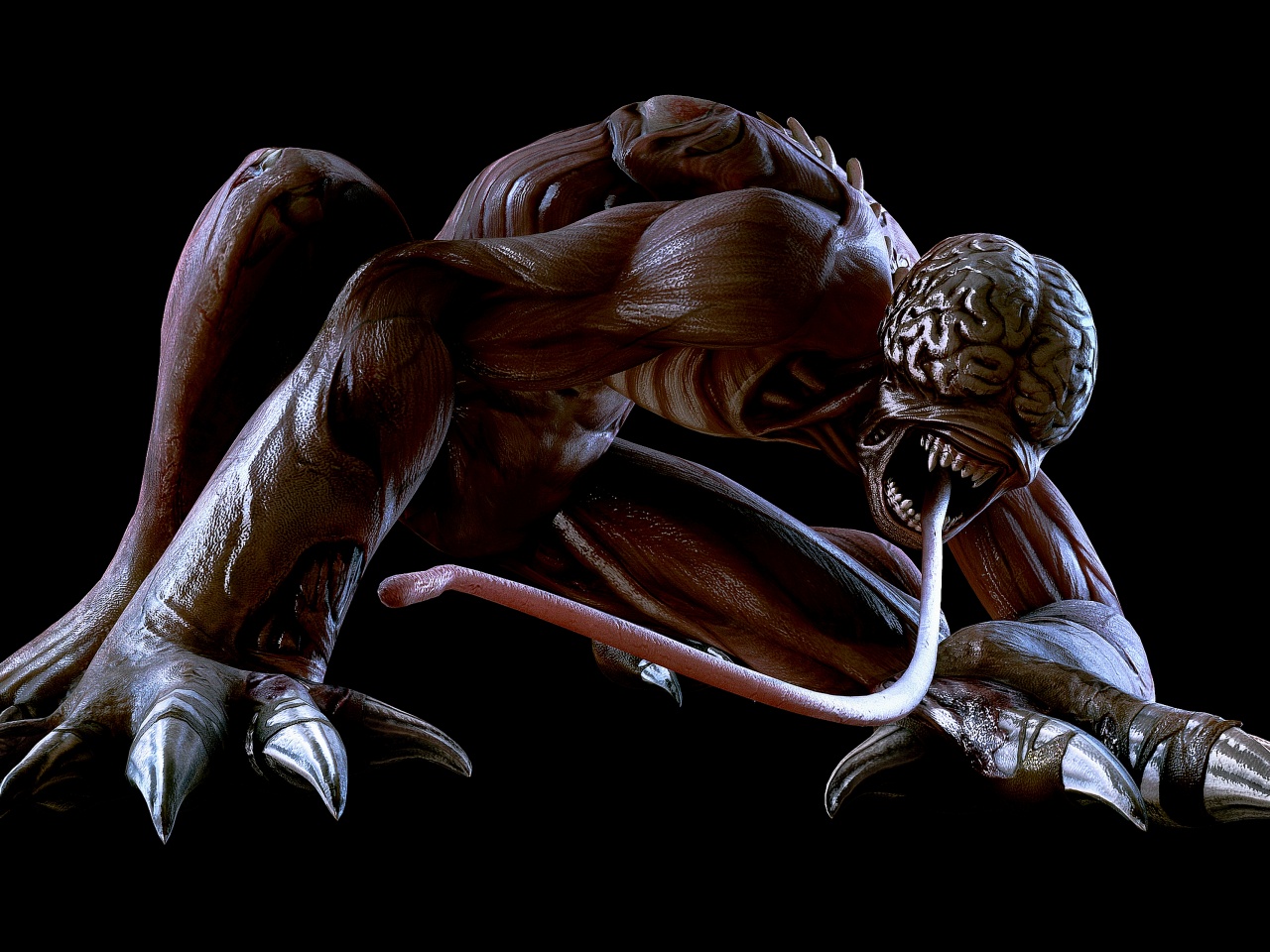 3D Licker From Resident Evil