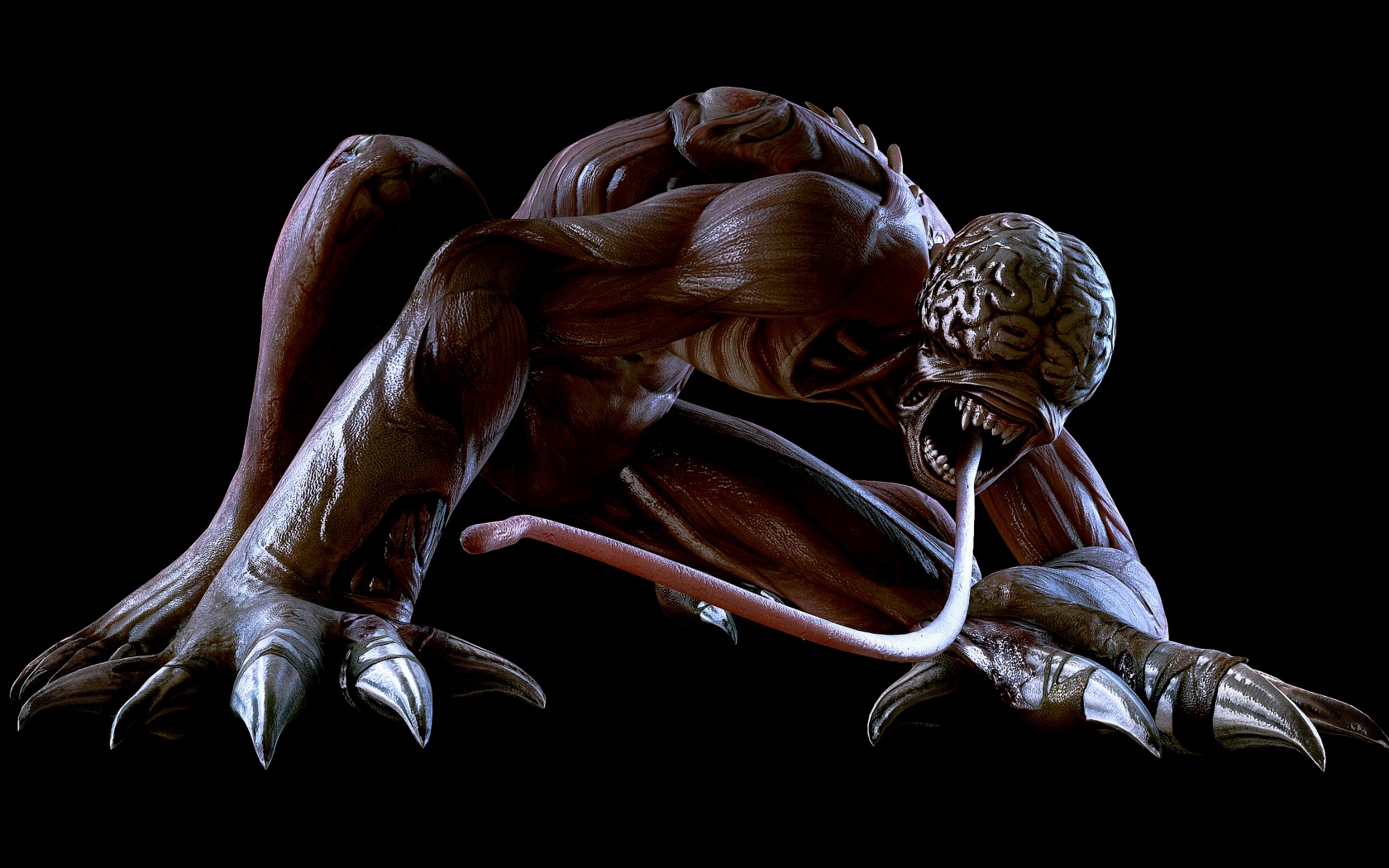 3D Licker From Resident Evil