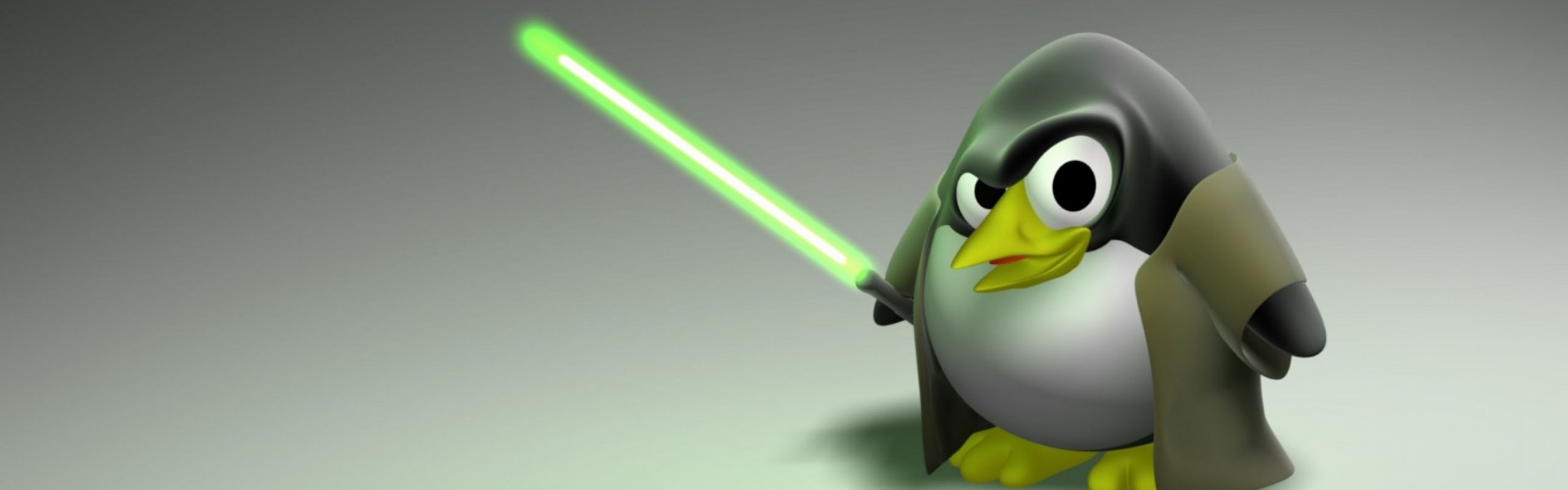 3D Penguin Jedi