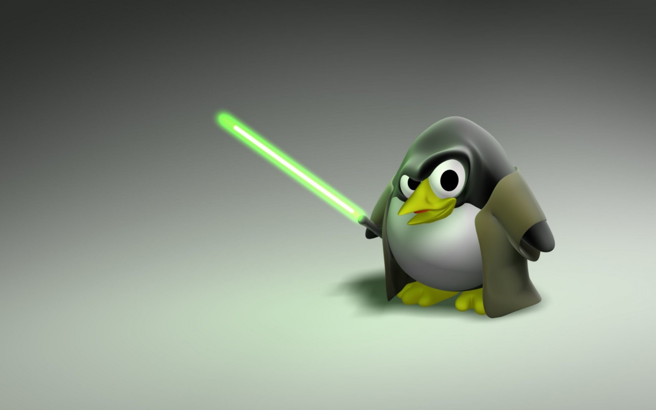 3D Penguin Jedi