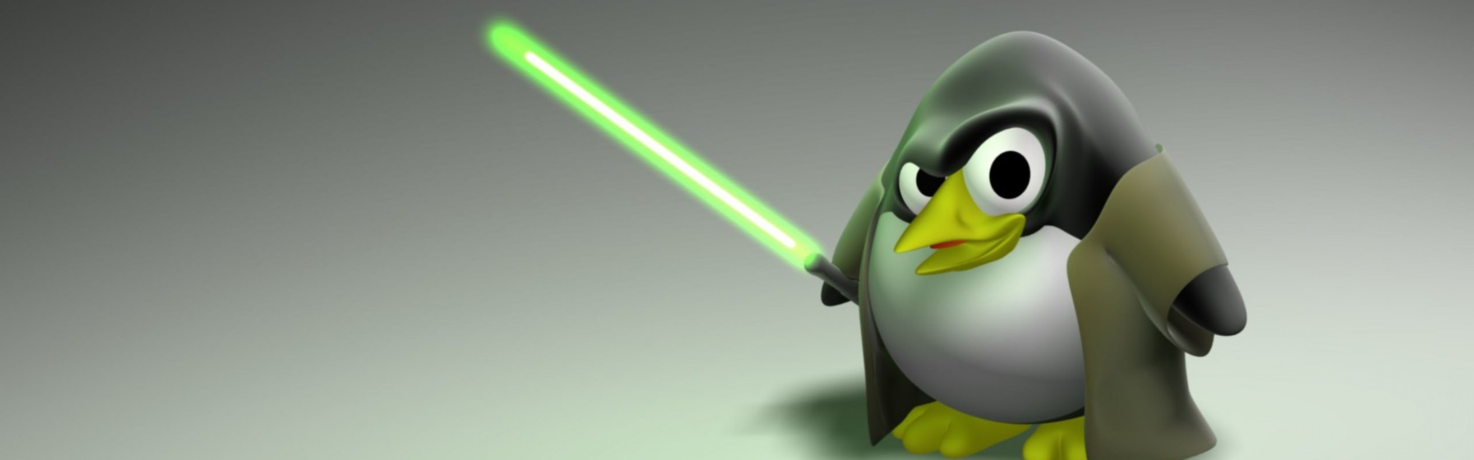 3D Penguin Jedi