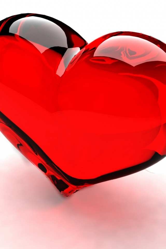 3D Red Heart