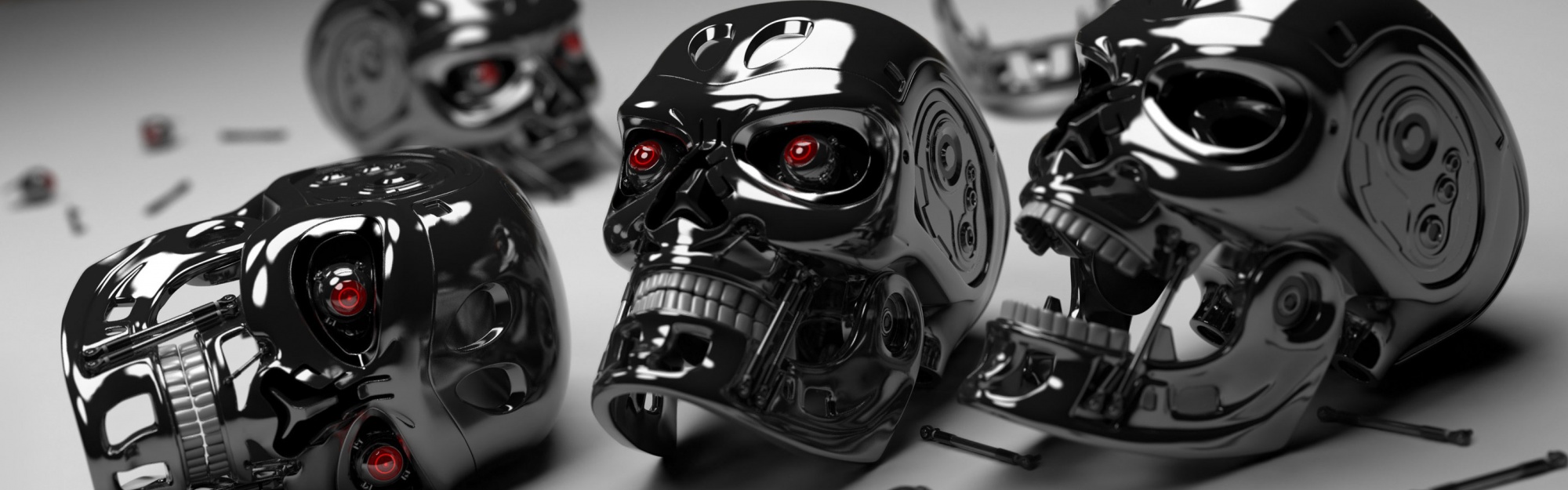 3D Robot Skulls