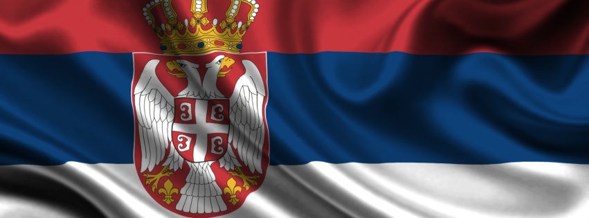 3D Serbia Flag