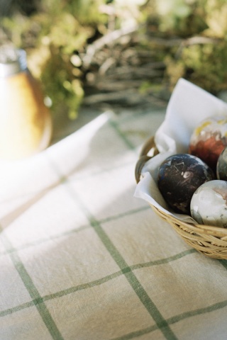 A Basket Of Easter Eggs